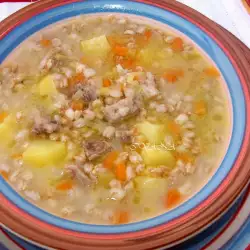 Beef Soup with celery