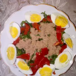 Fish Salad with arugula