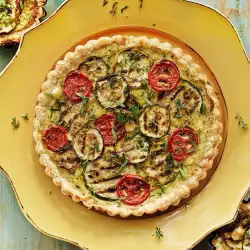 Savory Pie with zucchini