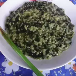 Spinach with Rice and Butter