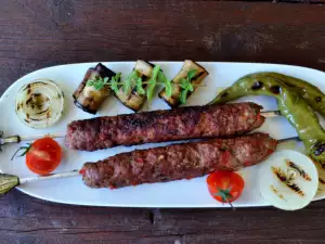 Adana Kebab with Beef and Minced Lamb