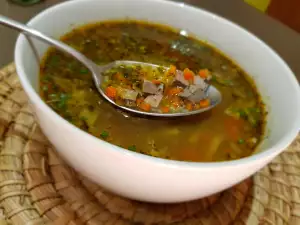 Lamb Liver Soup with Rice