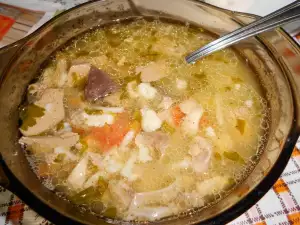 Lamb Kurban Soup with Curdled Eggs