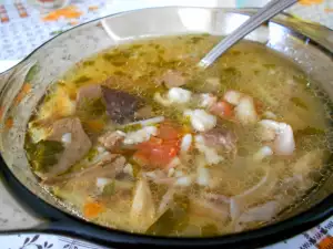 Lamb Offal Soup with Green Onions