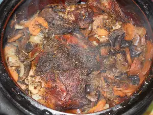 Appetizing Lamb in a Clay Pot