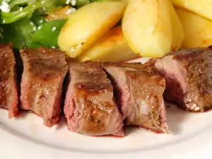 Oven Roasted Goat Meat with Potatoes