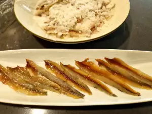 Homemade Salted Anchovies