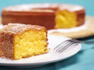 Angel Cake with Corn Flour