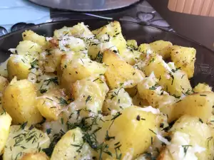 Sauteed Potatoes with Yellow Cheese