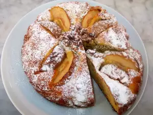 Apple Cake with Walnuts and Ricotta