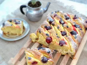 Apple and Cherry Cake