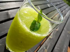 Apple and Mint Sorbet