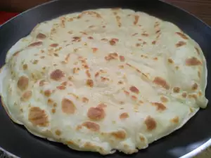 Arabic Pita Breads on a Skillet