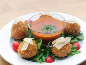 Arancini with Bacon (Rice Balls)