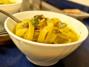 Asian Mushroom Soup with Curry