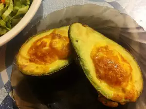 Roasted Avocado with Egg