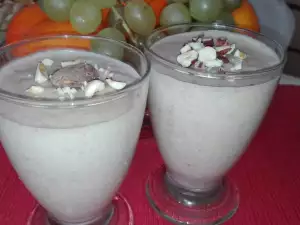 Sugar-Free Banana Cream with Ricotta