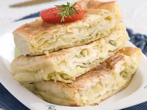 Leek Pie with Eggs