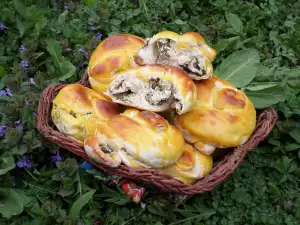 Phyllo Pastries with Sorrel and Cottage Cheese