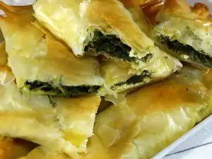 Unique Phyllo Pastries with Spinach and Feta Cheese