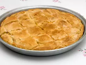 Zelnik with Homemade Pastry Sheets