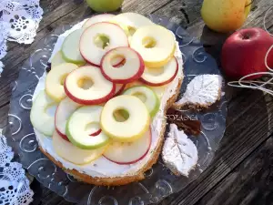 Quick Apple Cake with Ready-Made Cake Layers