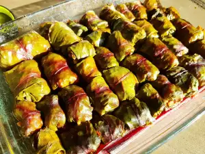 Traditional Sarma with Beetroot Leaves