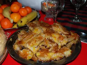 Phyllo Pastry Pumpkin Pie for Christmas Eve