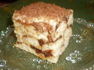 Ladyfinger Cake with Pudding and Mascarpone