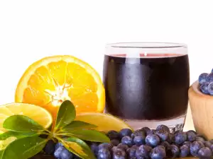 Blueberry Syrup with Lemon