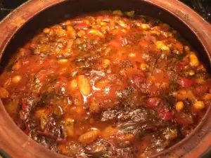 Bean Stew in a Clay Pot