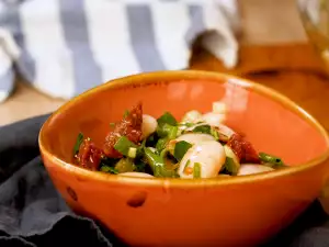 Spring Bean and Dried Tomato Salad