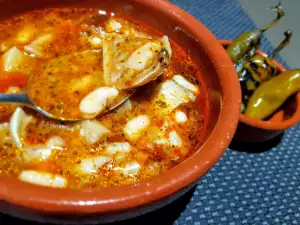 Bean Stew with Pig Ears