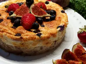 Blueberry Cheesecake with Cottage Cheese