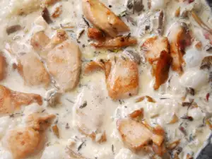 Chicken with Vegetables and Béchamel