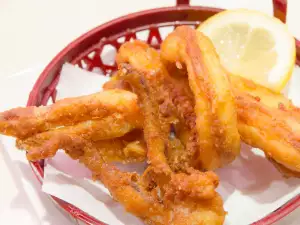 Appetizing Calamari Strips