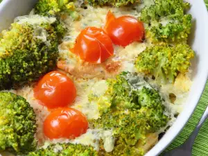 Broiled Creamy Broccoli