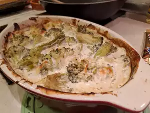 Broccoli with Cream and Cheese