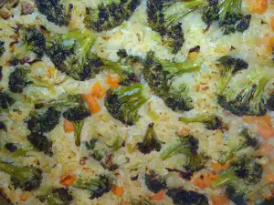 Baked Broccoli with Rice