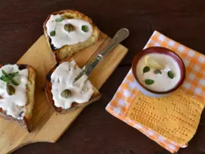 Bruschetta with Mayonnaise Fish Sauce