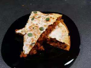 Cheeseburger Quesadilla