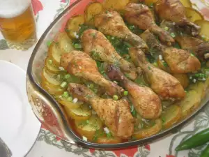 Chicken Legs with New Potatoes, Dill and Garlic