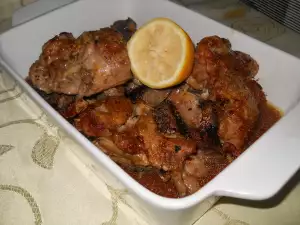 Chicken Legs with Parmesan and White Wine