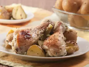 Grilled Chicken Legs with Rosemary