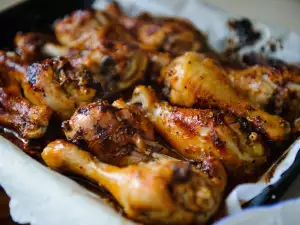 Chicken Legs with Honey and Mustard