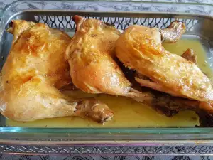 Roasted Chicken Drumsticks with Beer