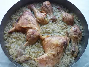 Chicken Legs with White Rice