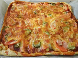 Homemade Puff Pastry Pizza