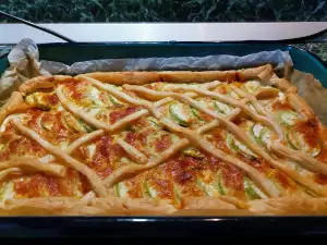 Savory Zucchini Puff Pastry Pie