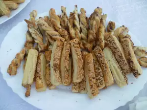 Puff Pastry Sticks with Seeds